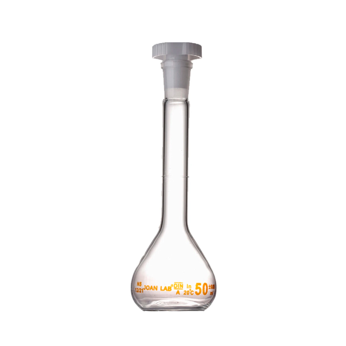 Matraz Aforado Boro 3.3 con Tapa - 10 mL - CERTIF. Clase A - Graduación ámbar 