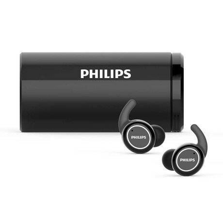 Philips - Auriculares Nalámbricos TAST702BK/00 - Bluetooth. 6MM. Li-po. 6 Horas de Reproducción. 001
