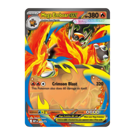 Pokemon - Mega Evolution - Ascended Heroes - Ex Box Case - Mega Emboar Pokemon - Mega Evolution - Ascended Heroes - Ex Box Case - Mega Emboar