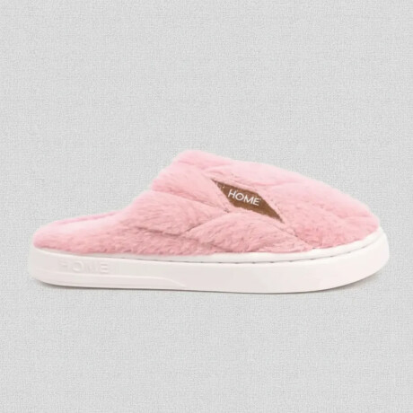 Pantuflas Unisex Suela Antideslizante Felpa Suave y Abrigada Rosa