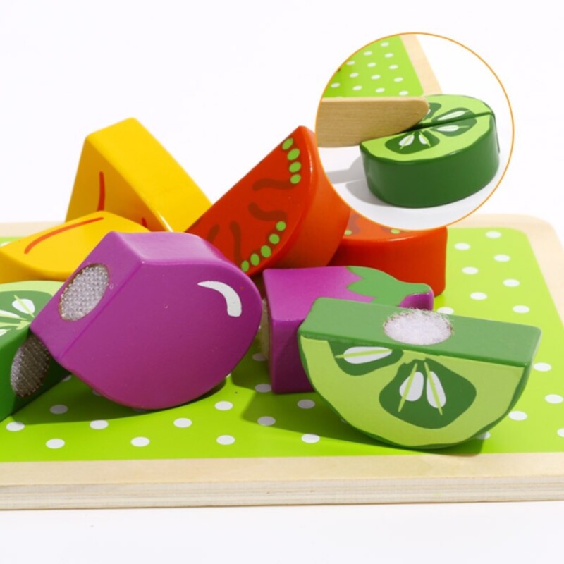 Set de Verduras para Cortar 10 pzs Tooky Toy Set de Verduras para Cortar 10 pzs Tooky Toy