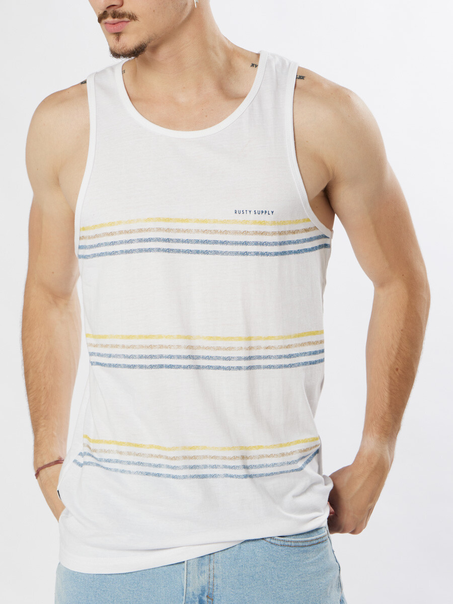 MUSCULOSA MALFBOY RUSTY - Blanco 