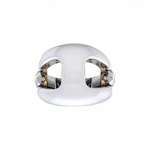 Anillo Hermes-Plata 925 Inflada-Sin Piedra-AN3034 sinpiedra