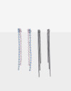Aros Sets Strass Set De Aros Colgantes - Combinacion Multicolor