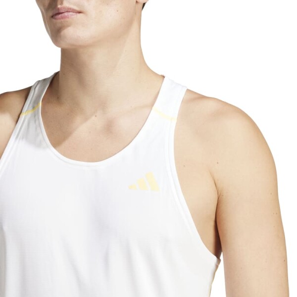Musculosa Adidas Adizero Running Blanco