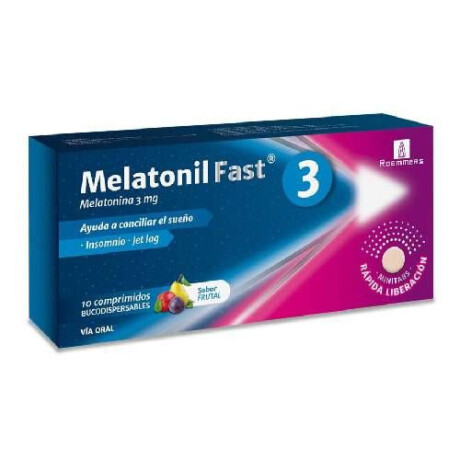 Melatonil Fast 3 Mg 10 Comprimidos ¿ Regulador Del Sueño Melatonil Fast 3 Mg 10 Comprimidos ¿ Regulador Del Sueño
