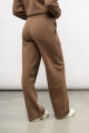 Pantalón recto terra Marron