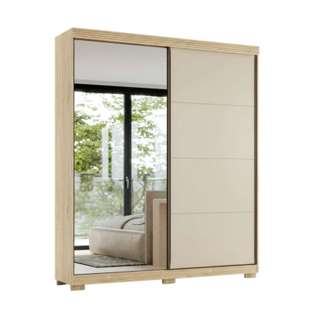 Ropero 2 puertas corredizas con espejo Sierra Moderna