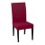 Funda Cubre Sillas Universal Comedor Elastizada Lavable X2 Variante Color Rojo Oscuro
