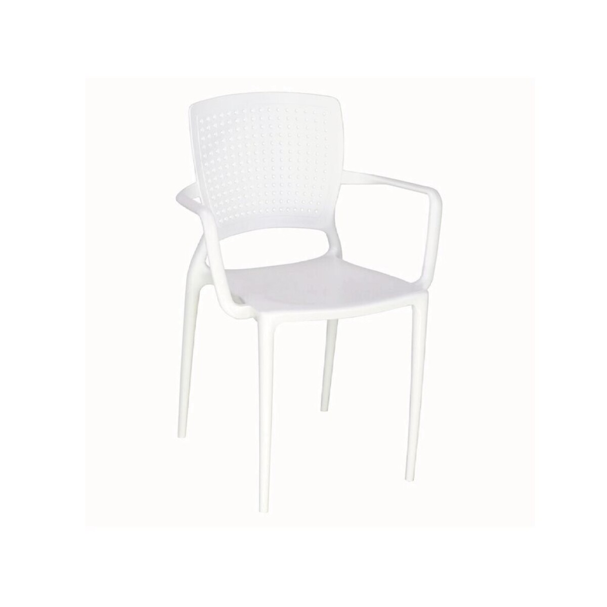 SILLA SAFIRA 58X51X84.5CM BLANCO 