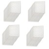 40 Placas Revestimiento Pared Autoadhesiva 70x77cm Promo X40 Blanco