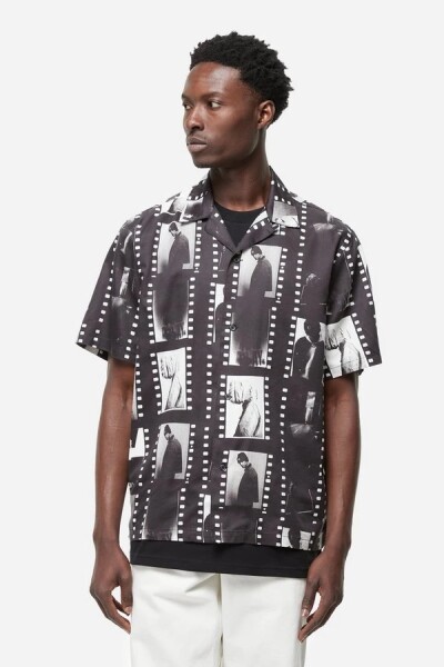 S/S Photo Strip Shirt Negro