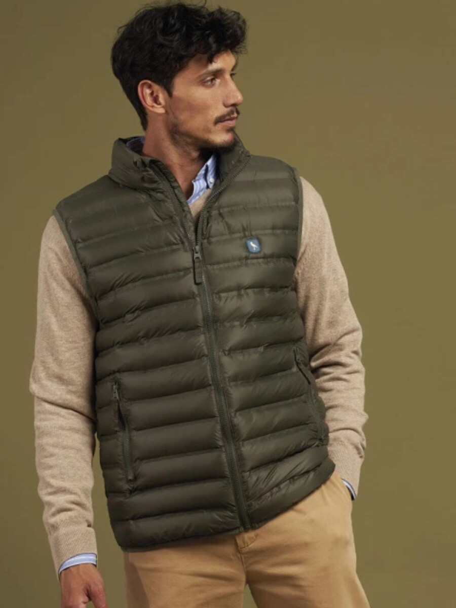 Chaleco Hombre Nylon Polanco - Militar 