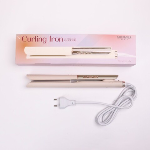 PLANCHA PARA CABELLO CON IONES NEGATIVOS COLOR BEIGE Y ENCHUFE EUROPEO. PLANCHA PARA CABELLO CON IONES NEGATIVOS COLOR BEIGE Y ENCHUFE EUROPEO.