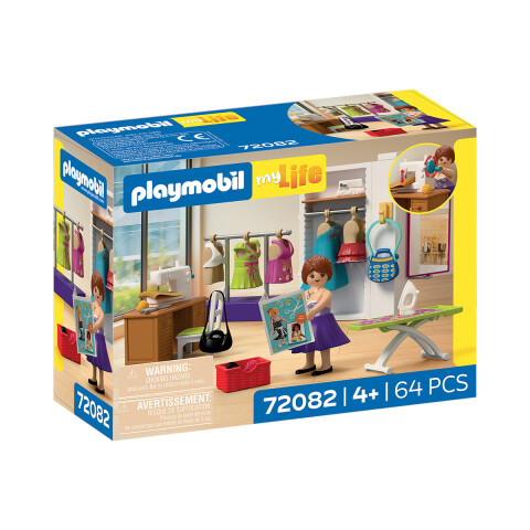 Diseñadora de Moda con Tienda Playmobil 64 Piezas U