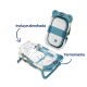 Bañera Bañito Bebe Plegable Almohada Termómetro Verde Bañera Bañito Bebe Plegable Almohada Termómetro Verde
