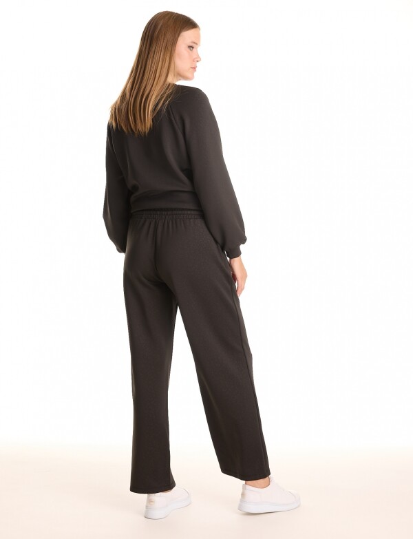 Jogger Recto Print NEGRO