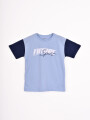 REMERA BLOCK OVERSIZED CELESTE (V)