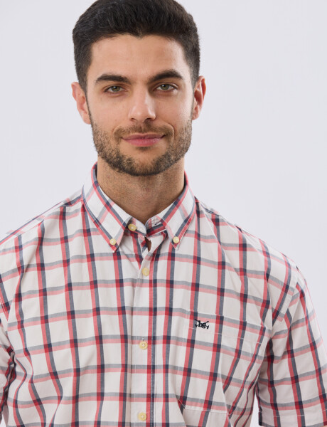 CAMISA CUADROS Rojo