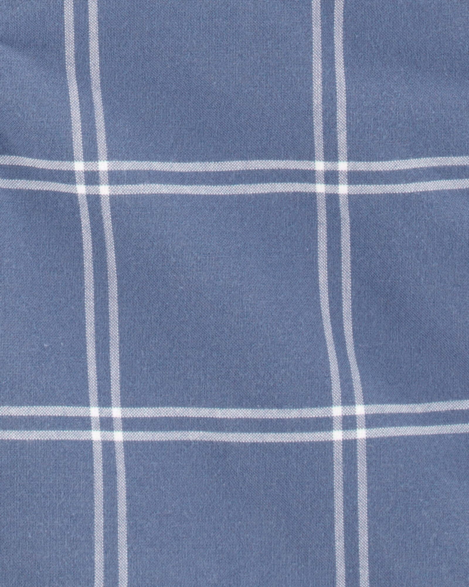 Enterito corto de algodón, diseño a cuadros Sin color