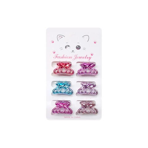 Broches pinzas de colores brillantes 6 pcs Broches Pinzas De Colores Brillantes 6 Pcs