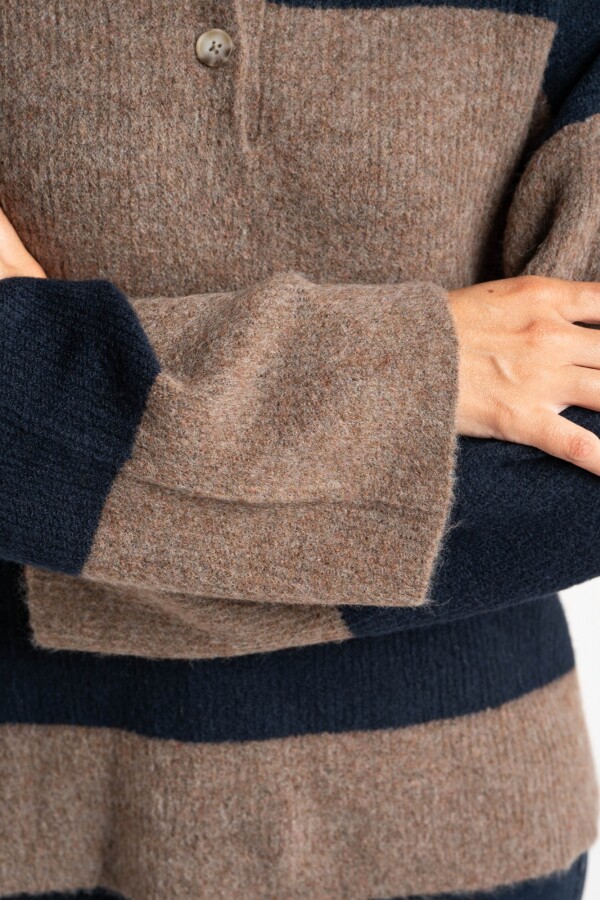 Sweater Polo Chocolate