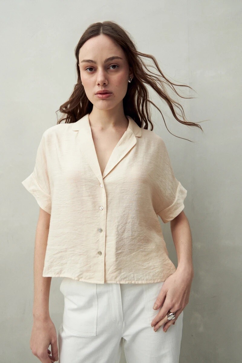 CAMISA D.CASSIN CALIZ - CRUDO 