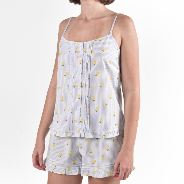 Short con Solera y Volados Limones Colección 2025 XP
