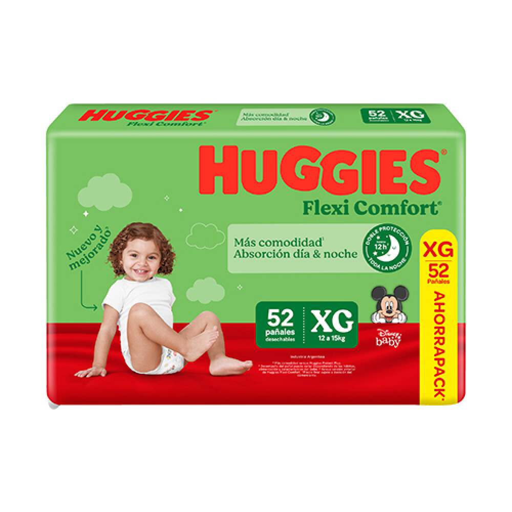 HUGGIES ACTIVE SEC XG HICT FROZ PAQ. X 5 única