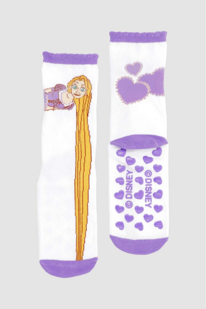 Media infantil individual 1/2 caña disney con antideslizante - Diseño 1 