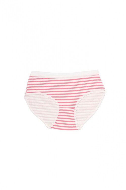 Bombacha Rayas Blanco/Rosa