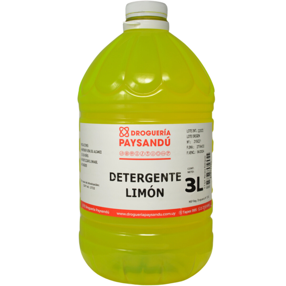 Detergente Limón - 3 L 