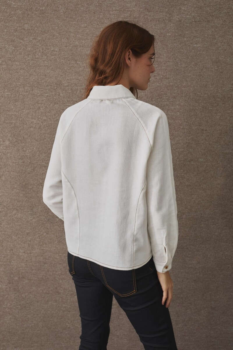 TSHIRT ZIPA Blanco