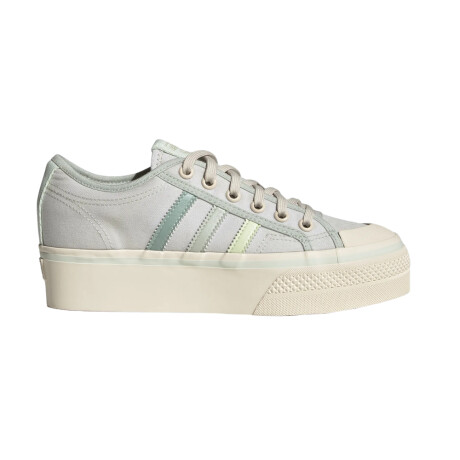 adidas NIZZA PLATFORM Cream White / Almost Lime / Wonder White