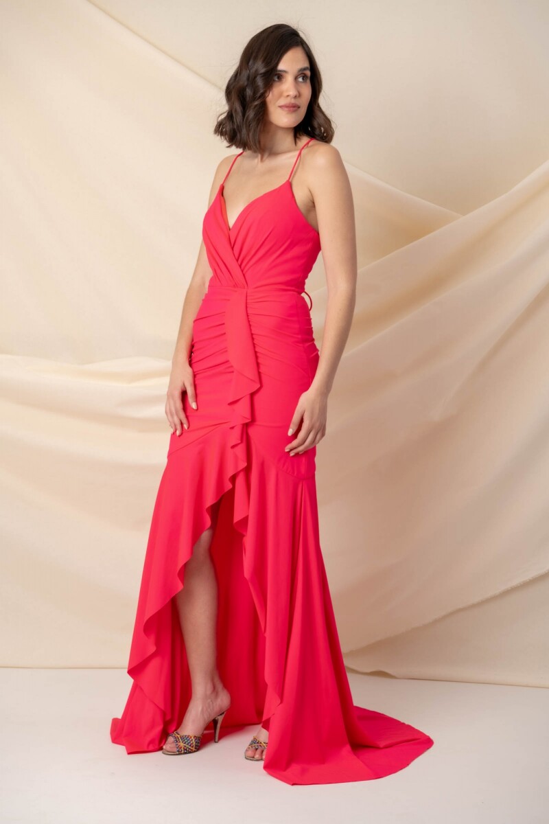 VESTIDO MELANIE - Coral 