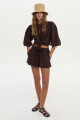 Camisa Eli Chocolate