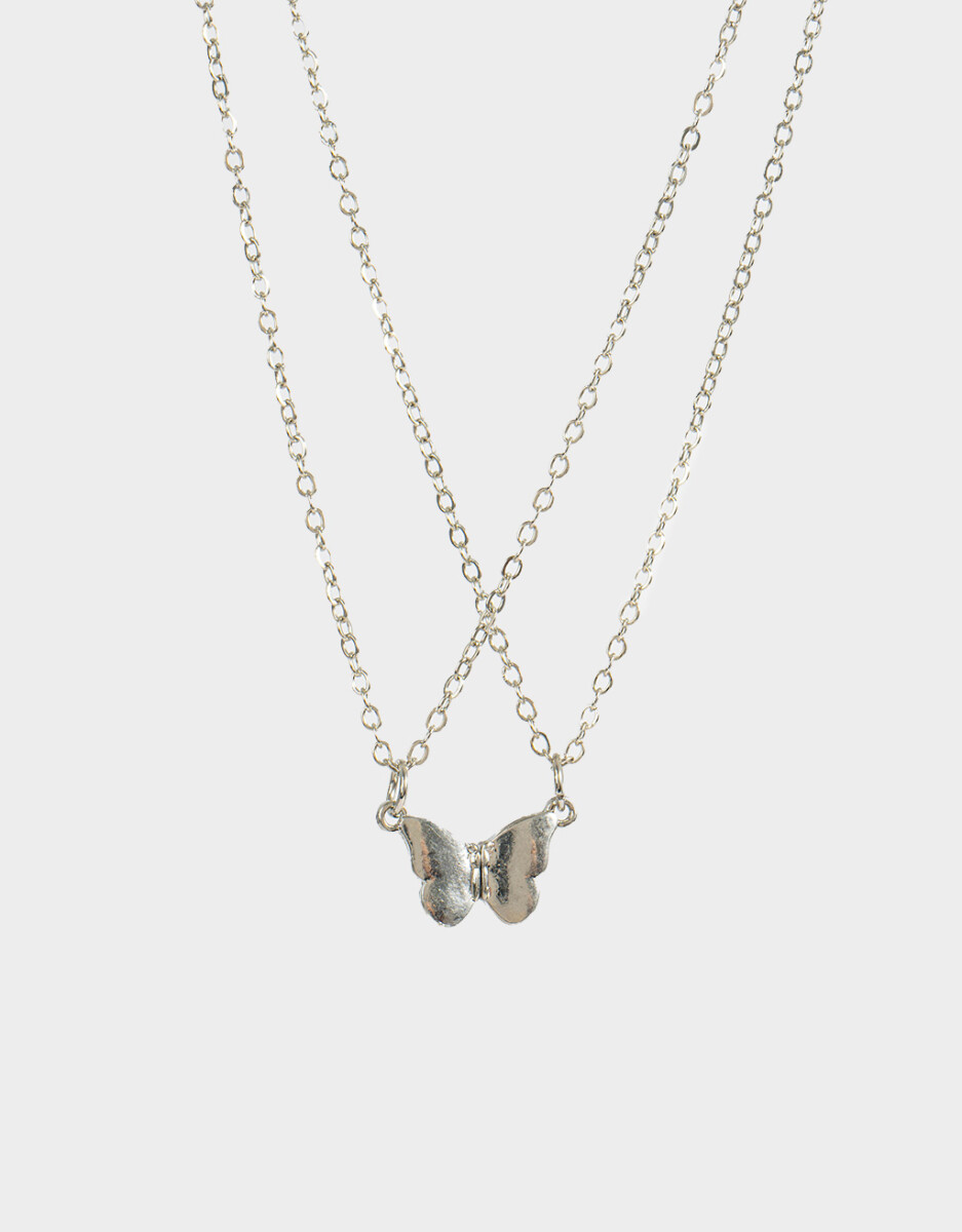 Set De Collares Para Compartir De Mariposas 