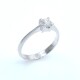 Anillo en oro 18k blanco y brillante. Anillo en oro 18k blanco y brillante.