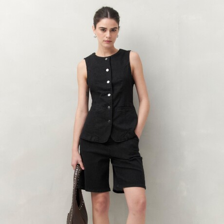 CHALECO ROMAN Negro