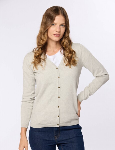 CARDIGAN CLÁSICO Gris