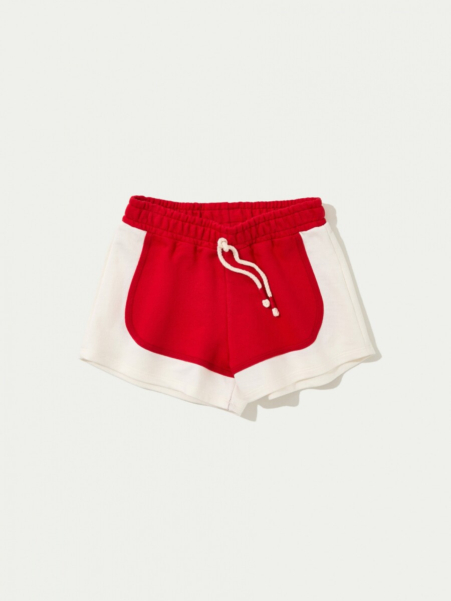 SHORT CON BOLSILLOS - ROJO 