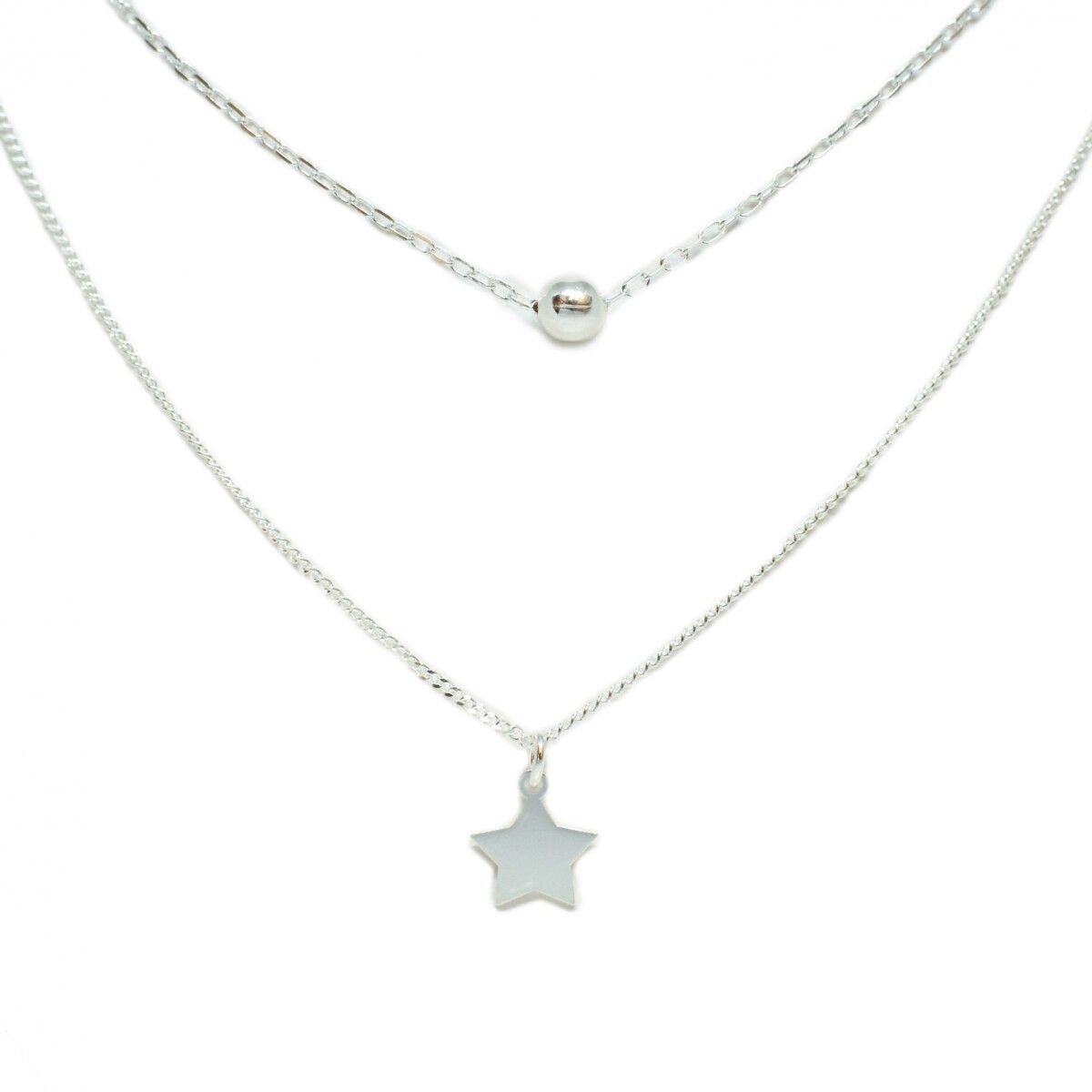 Cadena en Plata 925 y Colgante 