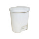 Tarro de residuos con pedal 25lt BLANCO