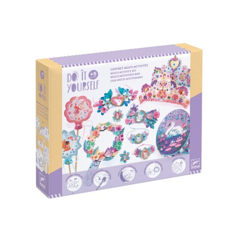 KITMANDJECO Kit De Activdades Munuales Para Niños Djeco 5+ - Coronas