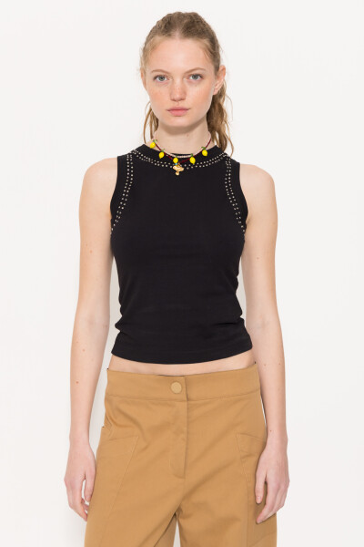 TOP CHLOE Negro