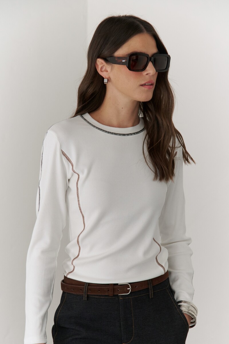 REMERA ESTELA NATURAL