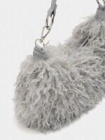Bolso De Hombro Efecto Pelo crudo