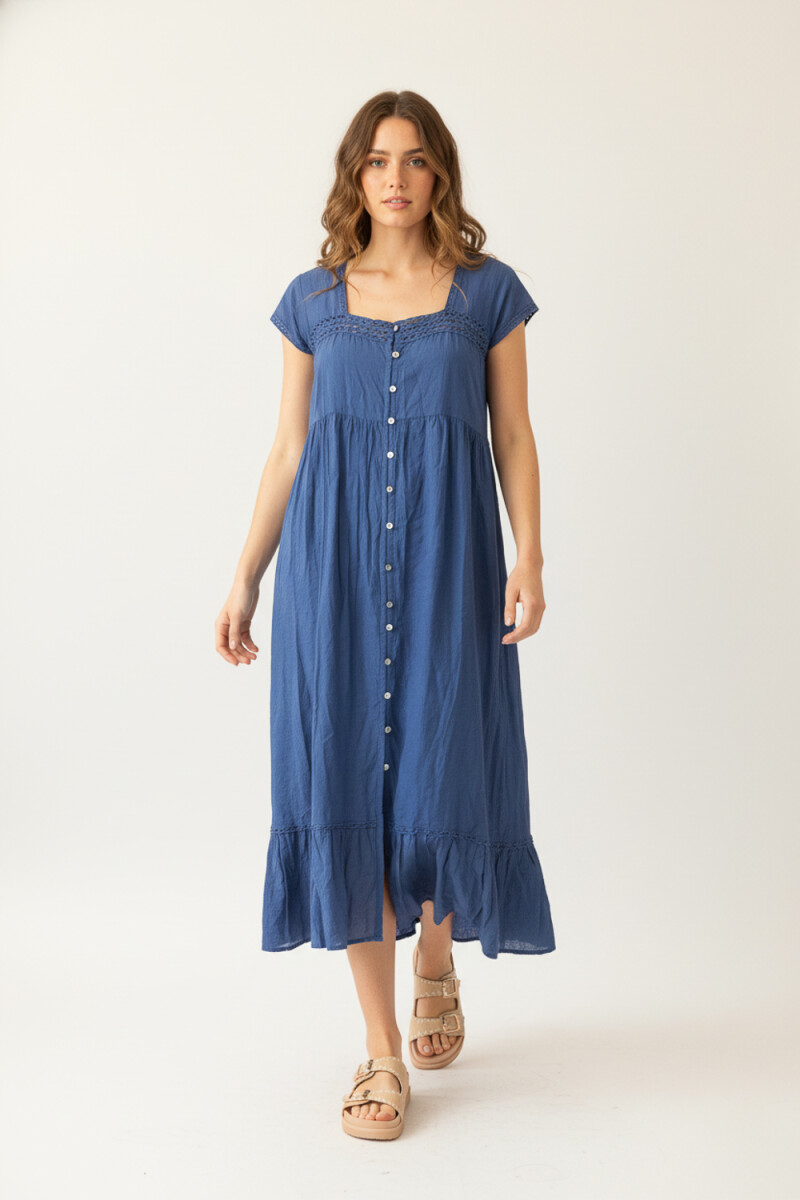 Vestido Surenia - Anil 