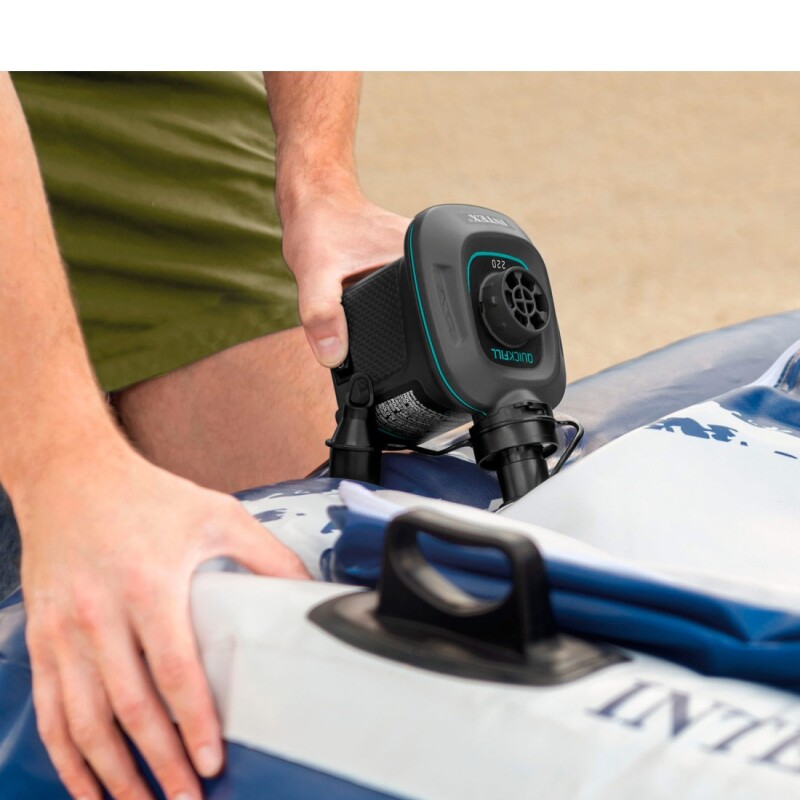 INTEX INFLADOR ELÉCTRICO 220 VOLTS + 3 BOQUILLAS ADAPTADORAS Intex Inflador Eléctrico 220 Volts + 3 Boquillas Adaptadoras