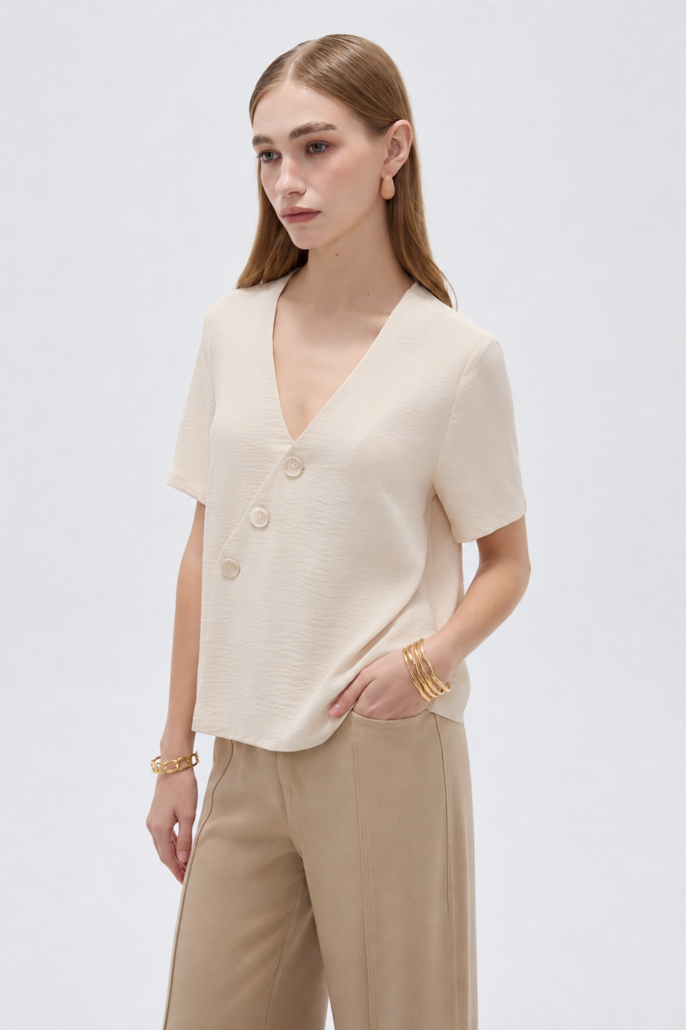 Blusa Ivolar Crudo / Natural